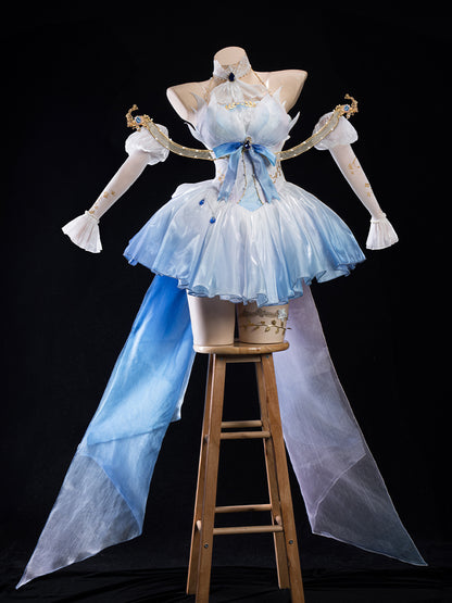 S-3XL INSTOCK-Uwowo Genshin Impact Fanart Furina 'Sacred Angel' Cosplay Costume