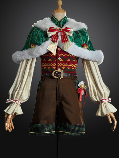 Uwowo Collab Series: IdentityV Cozy Eve Painter Edgar Valden Christmas Cosplay Costume