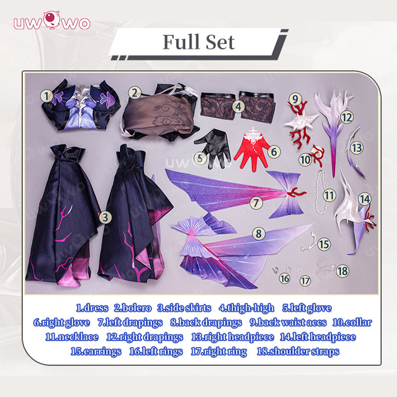 Uwowo Collab Series: Honkai Star Rail Hysilens Cosplay Costume S-2XL