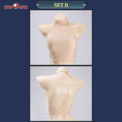INSTOCK Uwowo Azur Lane New Jersey Dancing in the Moonlight Gown Boudoir Cosplay Costume