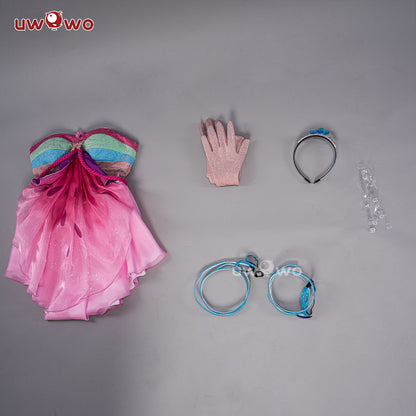 S-3XL Uwowo Flora Cosplay Princess Wings Cosplay Fairy Club Costumes