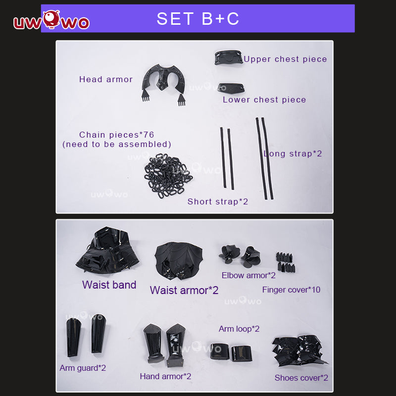 【BFCM PRESALE】Uwowo Game Fate/Grand Order FGO Jeanne d'Arc Alter (Avenger) Battle Suit Cosplay Costume S-3XL