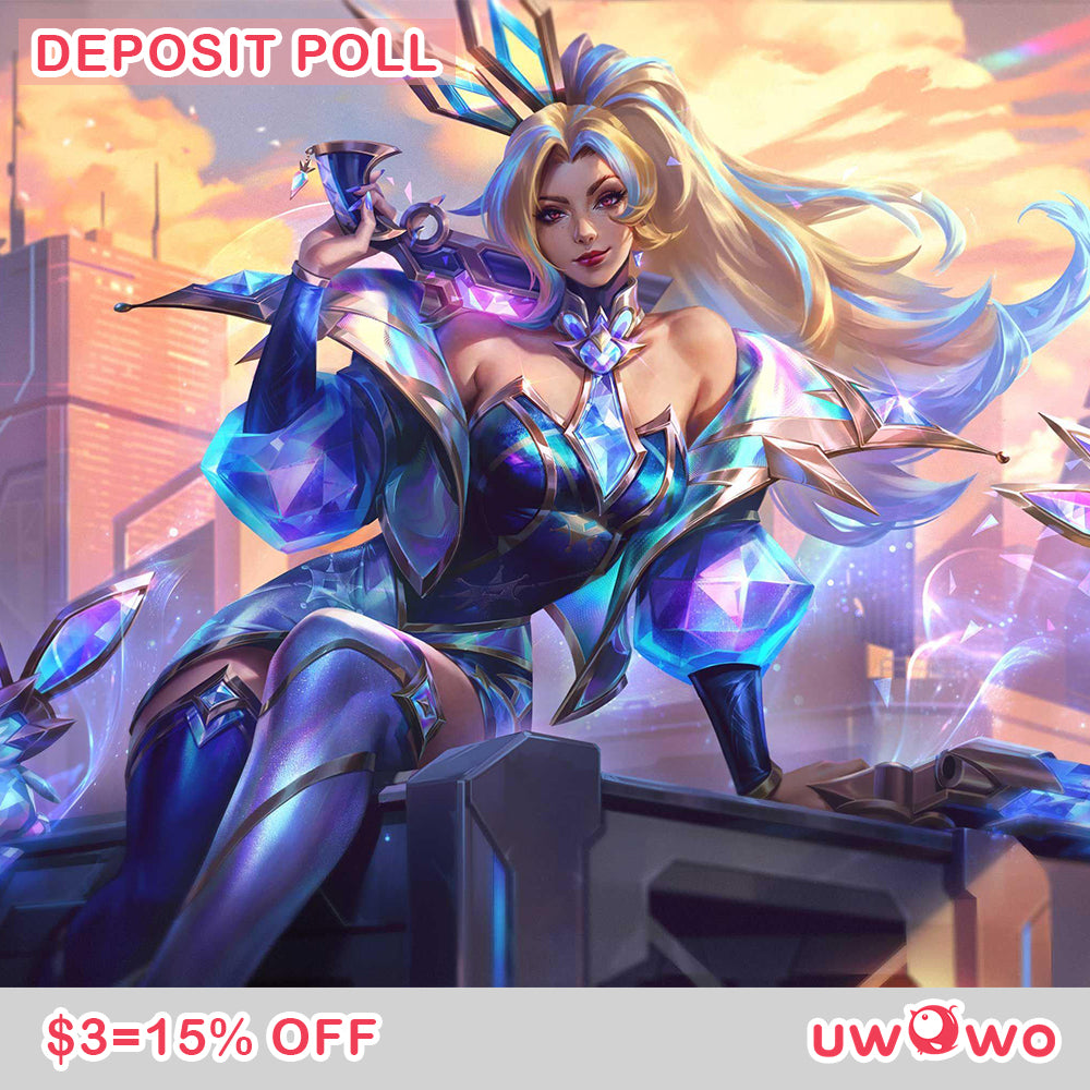 Uwowo Deposit Poll - League of Legends/LOL: Miss Fortune Prestige Select Battle Bunny Wild Rift WR Cosplay Costume