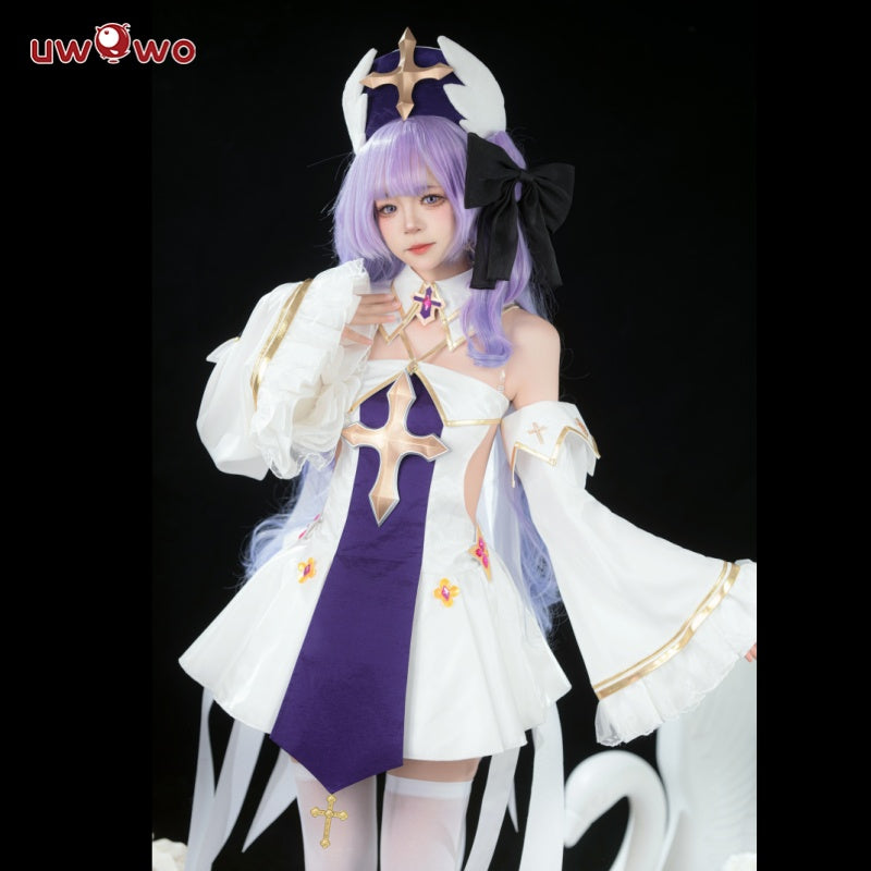 【In Stock】Uwowo Azur Lane Unicorn Snow White Guardian Angel Cosplay Costume