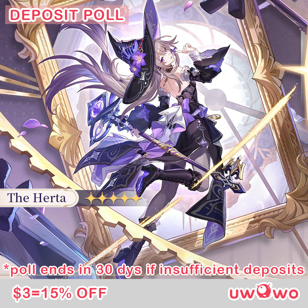 Uwowo Deposit Poll - Confirmed Honkai Star Rail The Herta Witch Cosplay Costume