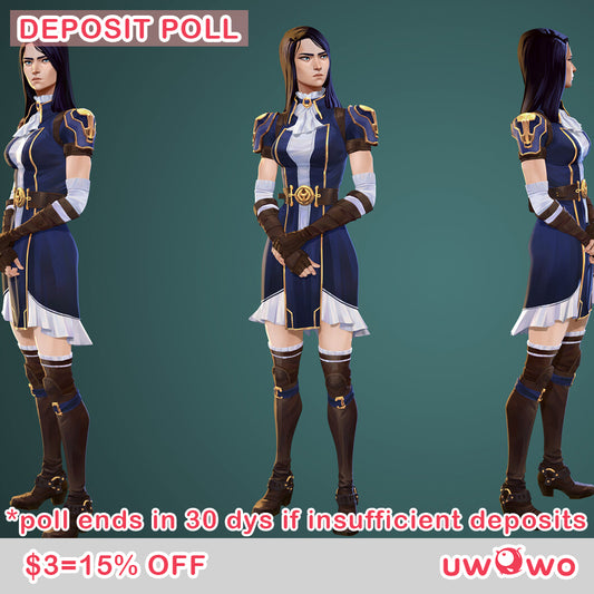 Uwowo Deposit Poll - Arcane Caitlyn Kiramman Uniform Suit Cosplay Costume