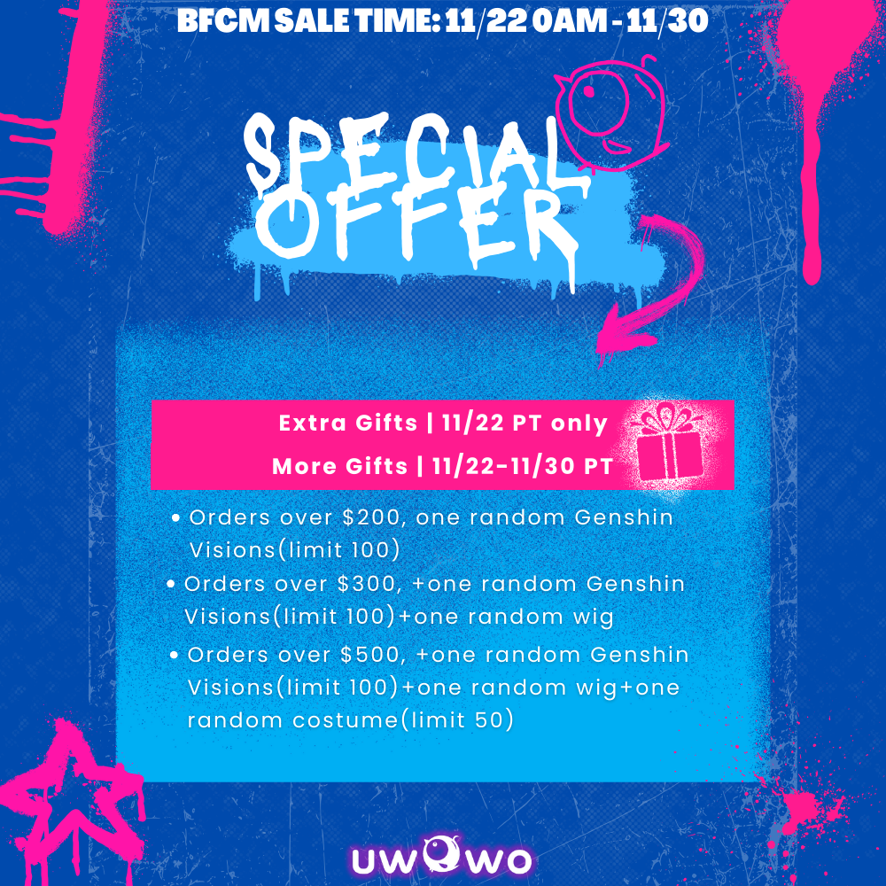 【Event Details】Uwowo Black Friday Cyber Monday BFCM Sale 2024