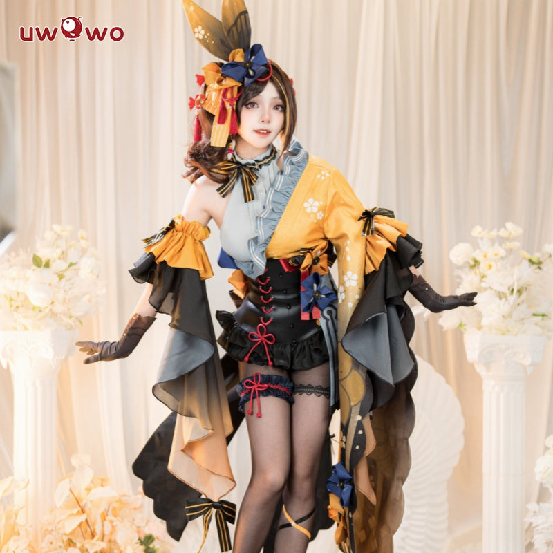 【In Stock】Uwowo Exclusive Genshin Impact Fanart Chiori Bunny Suit Cosplay Costume