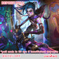 Uwowo Deposit Poll - League of Legends/LOL: Arcane Fractured Jinx Cosplay Costume