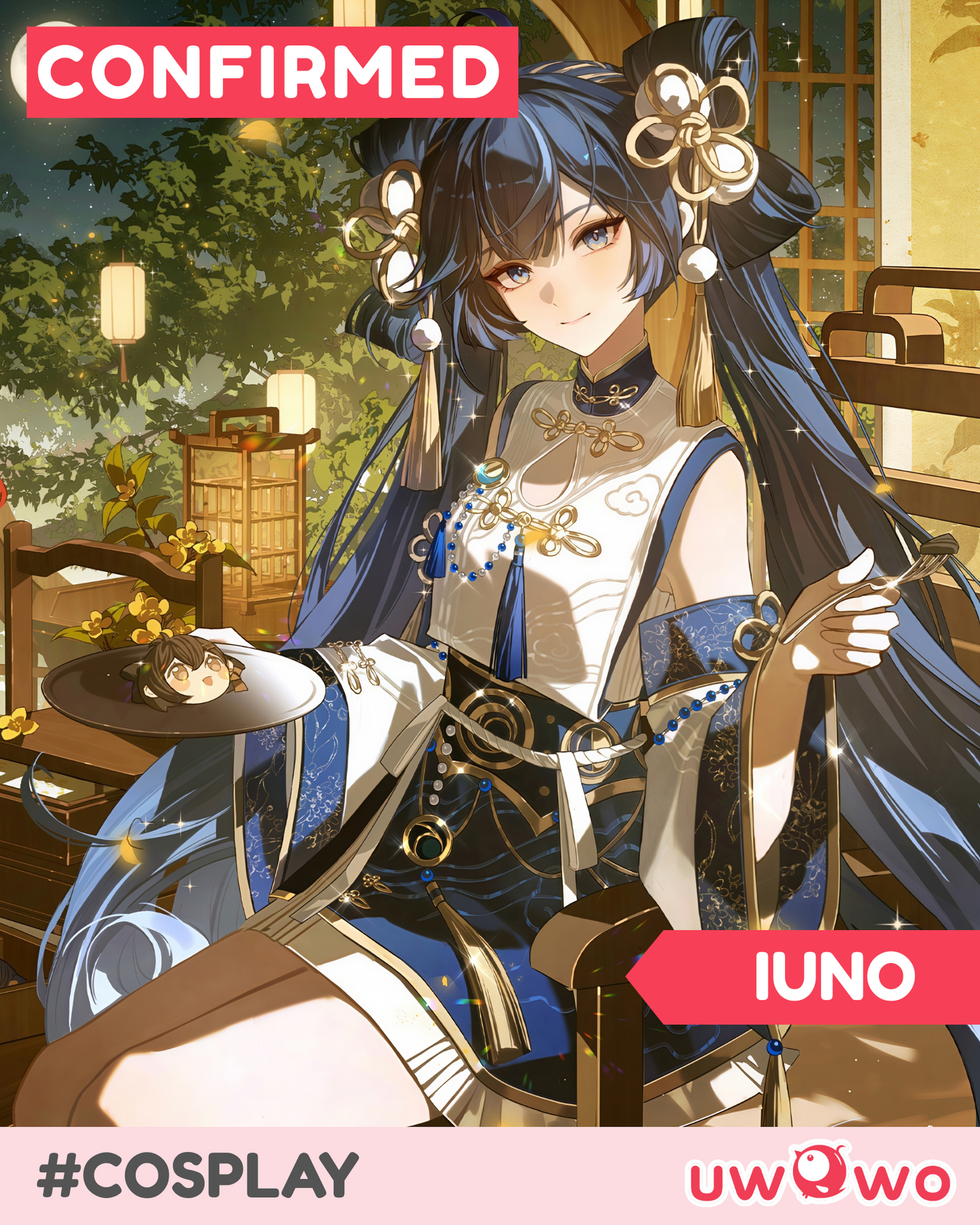 CONFIRMED Uwowo Game Iuno Chinese Style Dress Wuthering Waves WuWa Cosplay Costume