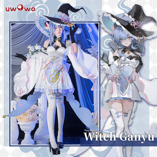Uwowo Genshin Impact Fanart Ganyu Little Witch Cosplay Costume