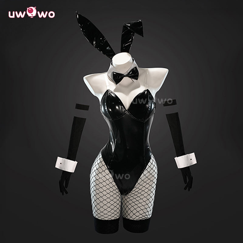 Uwowo Collab Series: Nier Automata Black 2B/A2 Bunnysuit Cosplay Costume S-XL