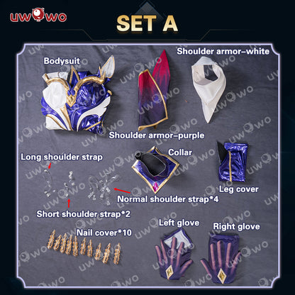 【Clearance】INSTOCK-Uwowo League of Legends/LOL: Coven Evelynn Cosplay Costume