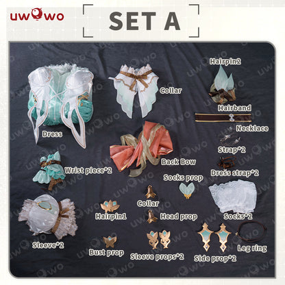 S-3XL Uwowo Game Honkai Star Rail Fanart Firefly Fairy Princess Cosplay Costume