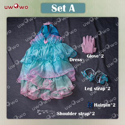 【Pre-sale】Uwowo Bloom Princess Wings Fairy Club Cosplay Costumes