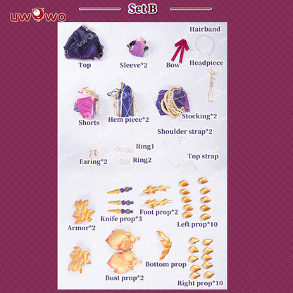 [Last Batch] S-3XL INSTOCK-Uwowo Game Fate/Grand Order FGO Assassin Kama Stage 2 Cosplay Costume