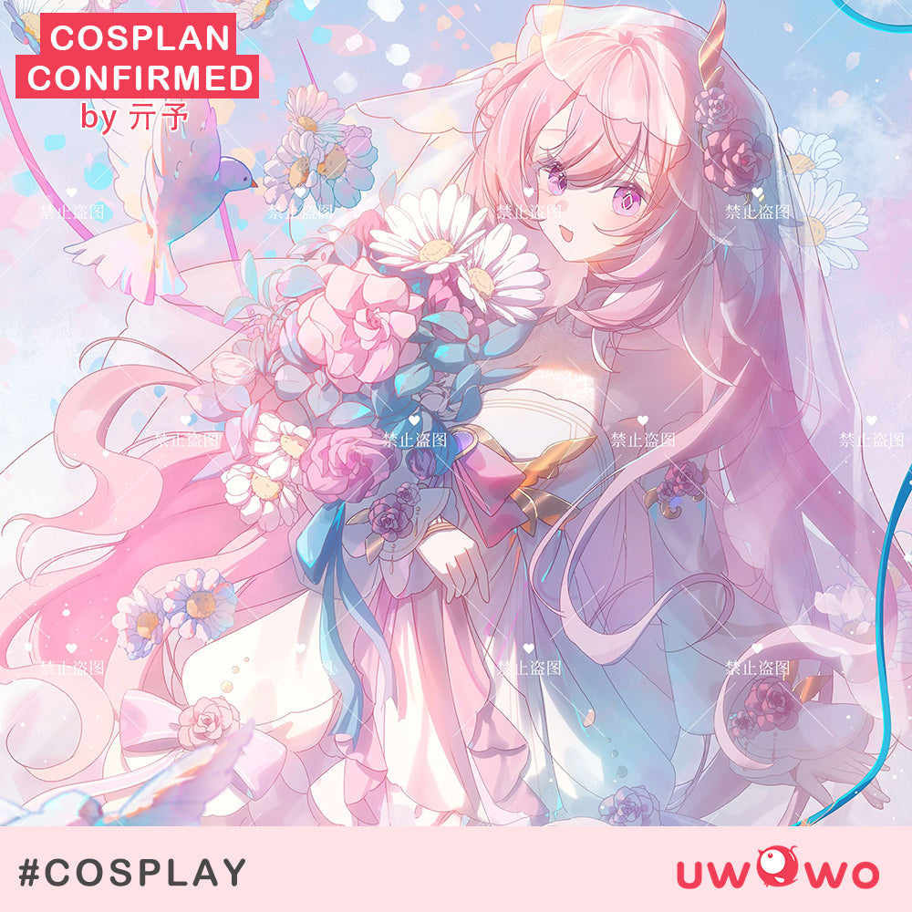 【Confirmed】Uwowo Honkai Impact 3: Elysia Fanart Blossom Bouquet Cosplay Costume