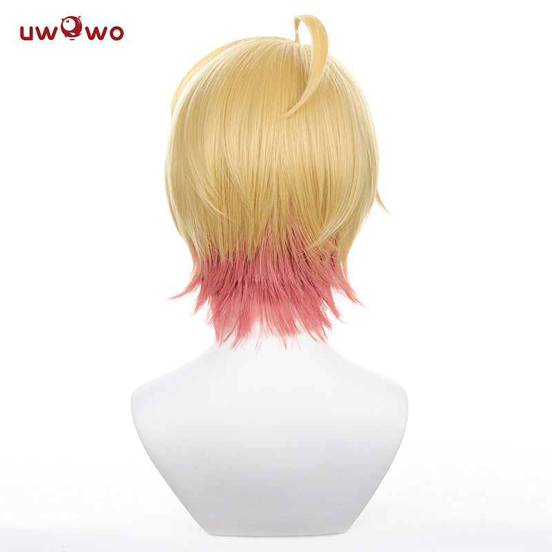 Uwowo Anime Oshi no Ko Cosplay Wig Hoshino Akuamarin Aqua Cosplay Wig Short Hair