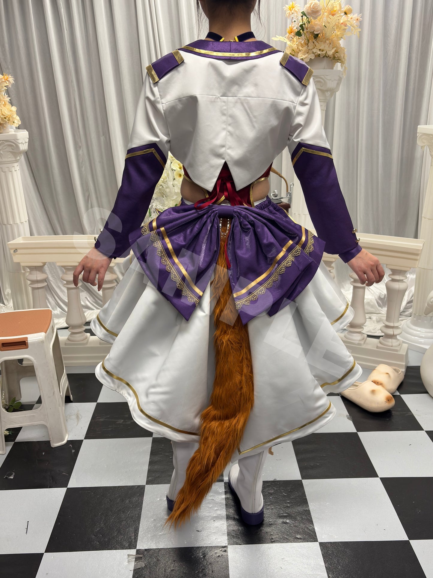 CONFIRMED Uwowo Deposit Poll - Umamusume: Pretty Derby Daiwa Scarlet Starting Future Stage Outfit Cosplay Costume S-3XL