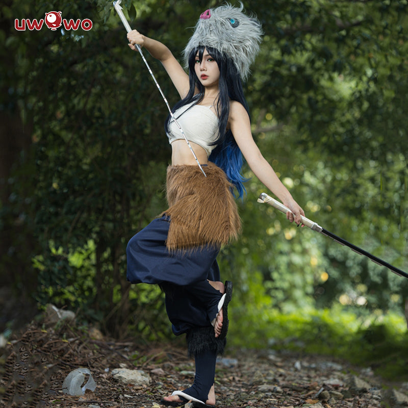 Costplay Inosuke Uwowo Anime Cosplay Hashibira Inosuke Female Halloween Costume – Uwowo ...