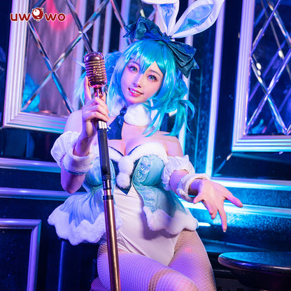 【In Stock】Uwowo Plus Size V Singer Cute Furry Bunnysuit Christmas Cosplay Costume