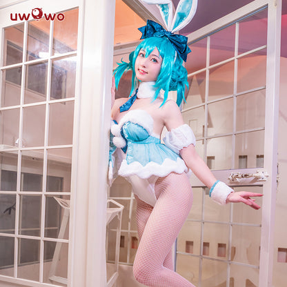 【In Stock】Uwowo Plus Size V Singer Cute Furry Bunnysuit Christmas Cosplay Costume