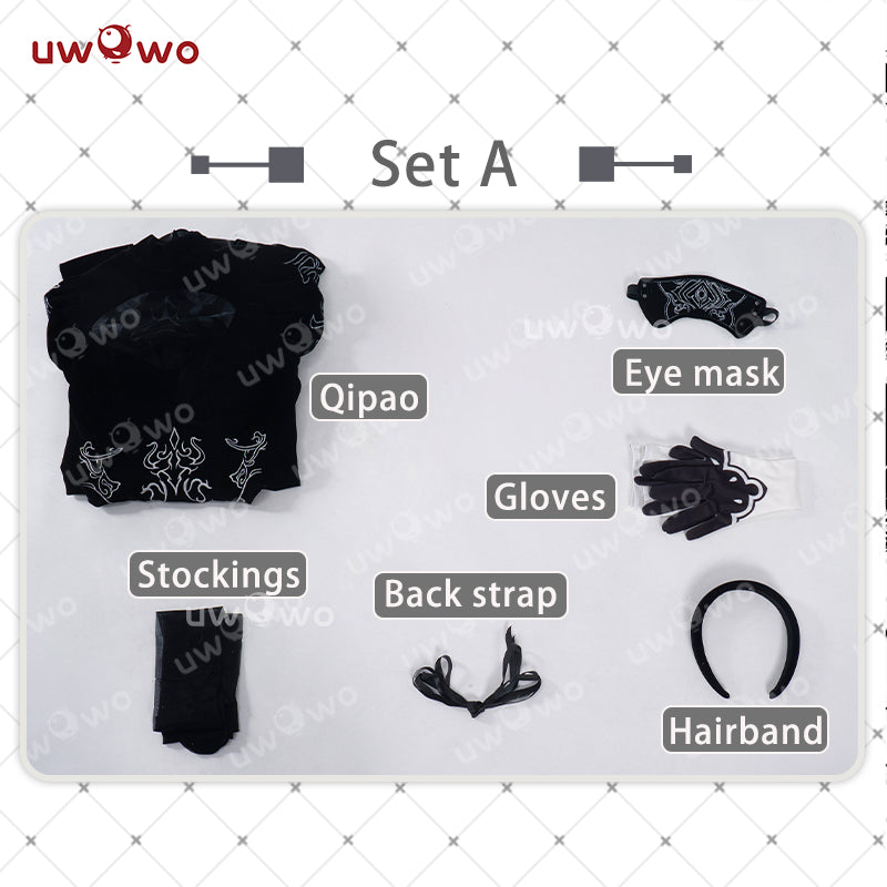APR PRESALE Uwowo Nier: Automata 2B Redesign Cheongsam Fanart Cosplay Costume