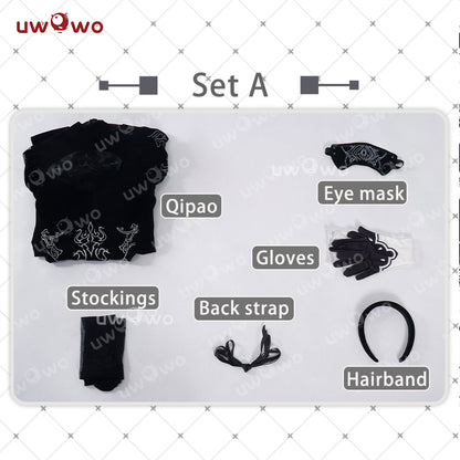 APR PRESALE Uwowo Nier: Automata 2B Redesign Cheongsam Fanart Cosplay Costume
