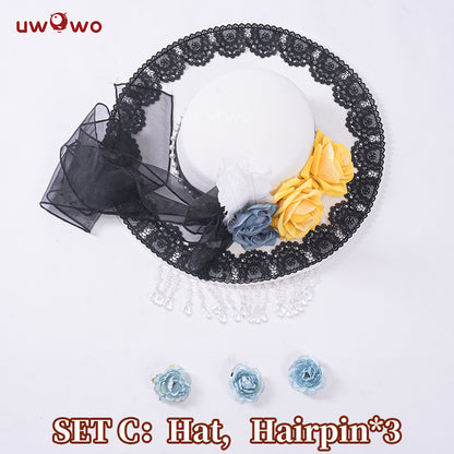 [Last Batch] INSTOCK-Uwowo Genshin Impact Fanart Navia Gown Dress Cosplay Costume