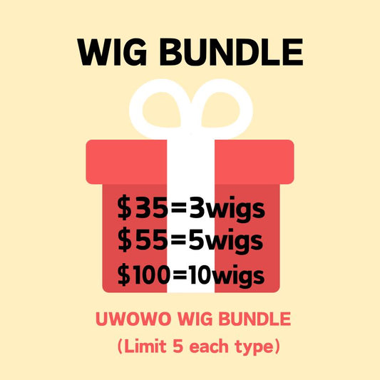【Wig Bundle】Uwowo 10TH ANNIVERSARY SALE Wig Bundle(Limited to 5 of each type per day)