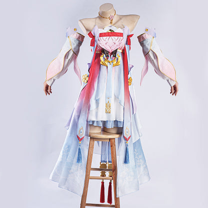 INSTOCK-Uwowo Game Wuthering Waves Jinhsi Peach Blossom Cosplay Costume