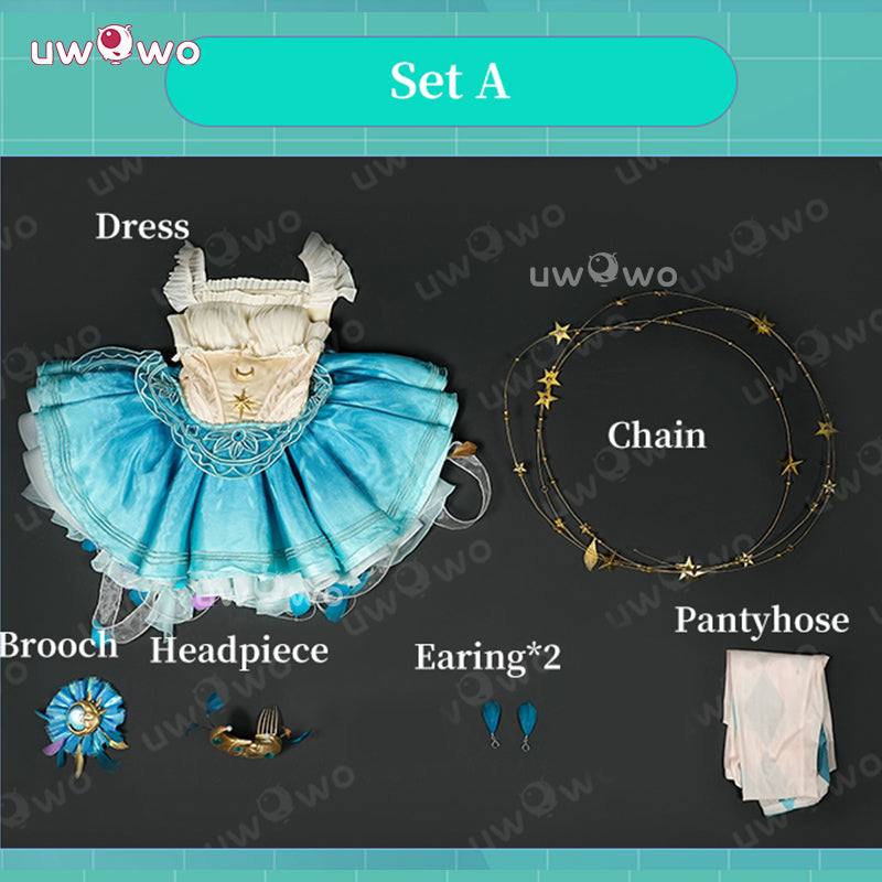 Uwowo Collab Series: Identity V Drifting Moonlight Essense Dancer Margaretha Zelle Cosplay Costume