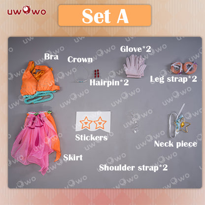 Uwowo Princess Cosplay  Season 3 Stellaa Dress Costume Wings