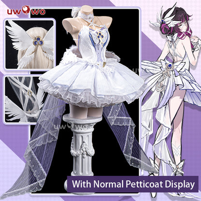 JUL PRESALE Uwowo Genshin Impact Columbina Ballet Fanart White Swan Cosplay Costume