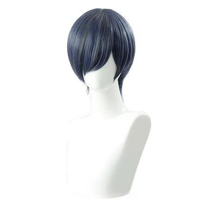 Uwowo Anime Black Butler Ciel Phantomhive Cosplay Wig Long and Short Hair Two styles