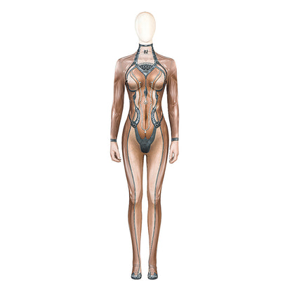Uwowo Collab Series: Game Stellar Blade Eve Skin Suit Female Jumpsuit Cosplay Costume