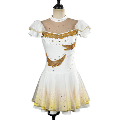 Uwowo Collab Series: Anime Medalist Inori Yuitsuka Skating Outfit Cosplay Costume XS-2XL