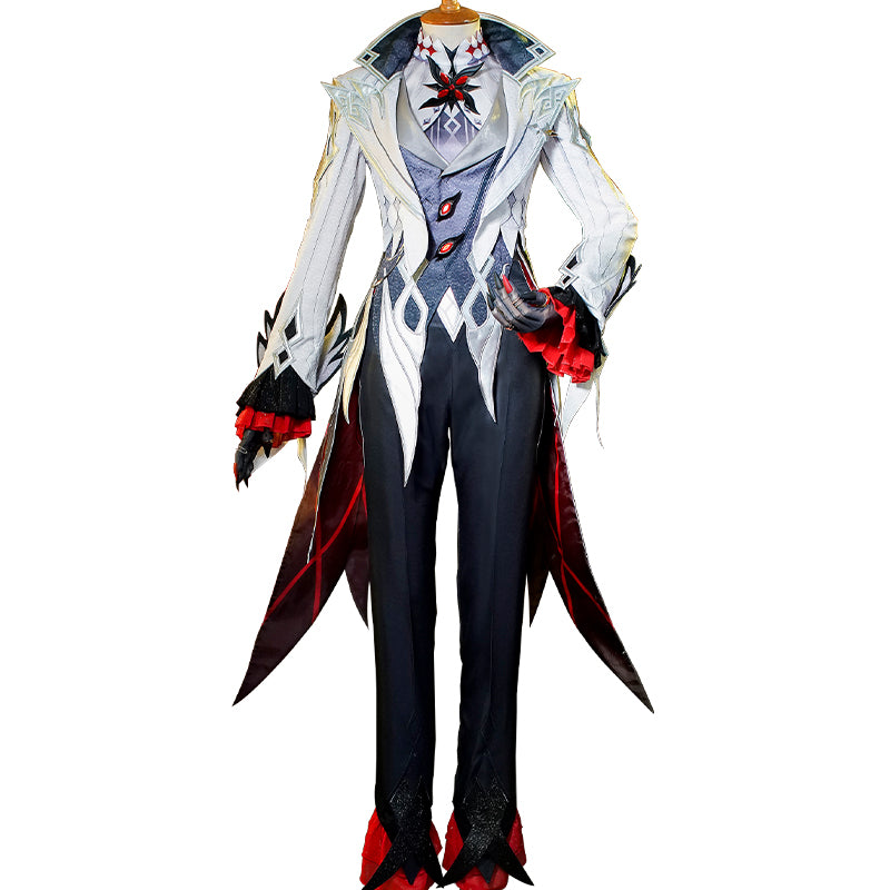 Arlecchino Cosplay Costume Genshin Impact With Knave, Fatui Harbingers,  Uniform Rave Clothes, And Wig For Halloween Costume From Cnqingdao, $20.49
