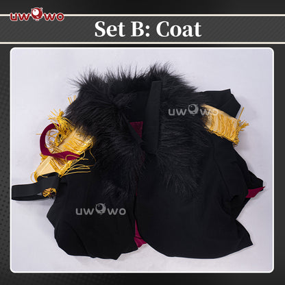 Uwowo Genshin Impact Fanart Shenhe Military Uniform Cosplay Costume S-3XL