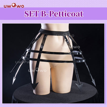 S-3XL INSTOCK-Uwowo Game Honkai Star Rail Robin Black Dress Cosplay Costume