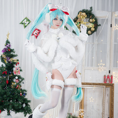 【In Stock】Uwowo V Singer SweetSweets Series White Christmas Cosplay Costume