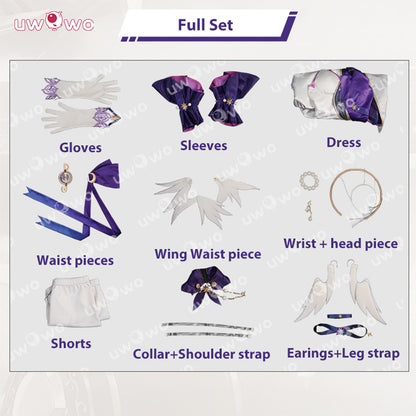 【Clearance】UWOWO Collab Series: Honkai Star Rail Robin Christmas Cosplay Costume