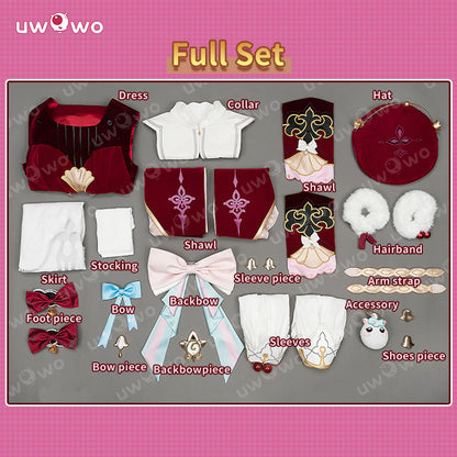 Uwowo Collab Series: Honkai Star Rail Hyacine Cosplay Costume S-XL