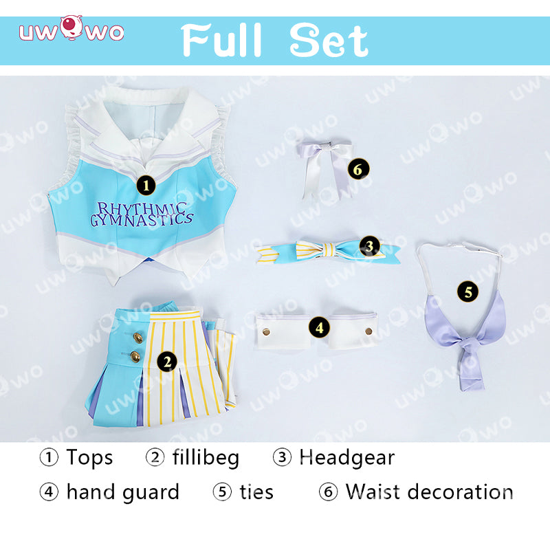 Uwowo Collab Series: Love Live ! Cheerleader Unawaken Cheer Girl  Ayase Eli Cosplay Costume