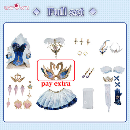 Uwowo Collab Series: Premium Genshin Impact Odette Ballet Cosplay Cosutme XS-2XL