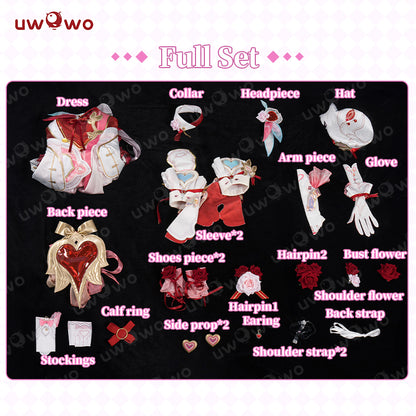 【BFCM PRESALE】Uwowo Honkai Impact 3: Elysia New Battlesuit "Hi♪ Love Elf" Cosplay Costume S-3XL