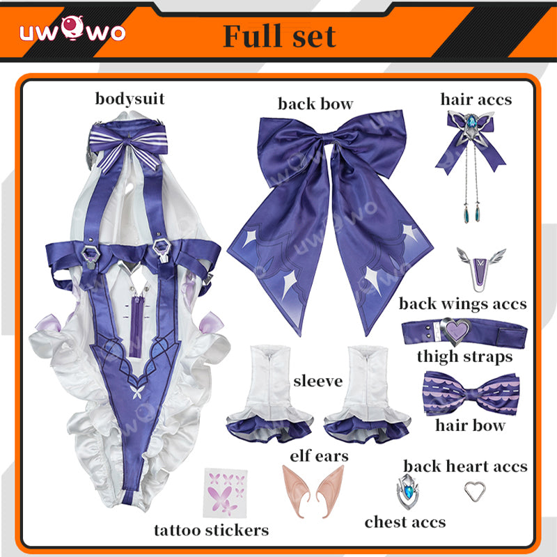 Uwowo Collab Series: Game Zenless Zone Zero/ZZZ Vivian Iris of the Shore Swimsuit Cosplay Costume XS-2XL