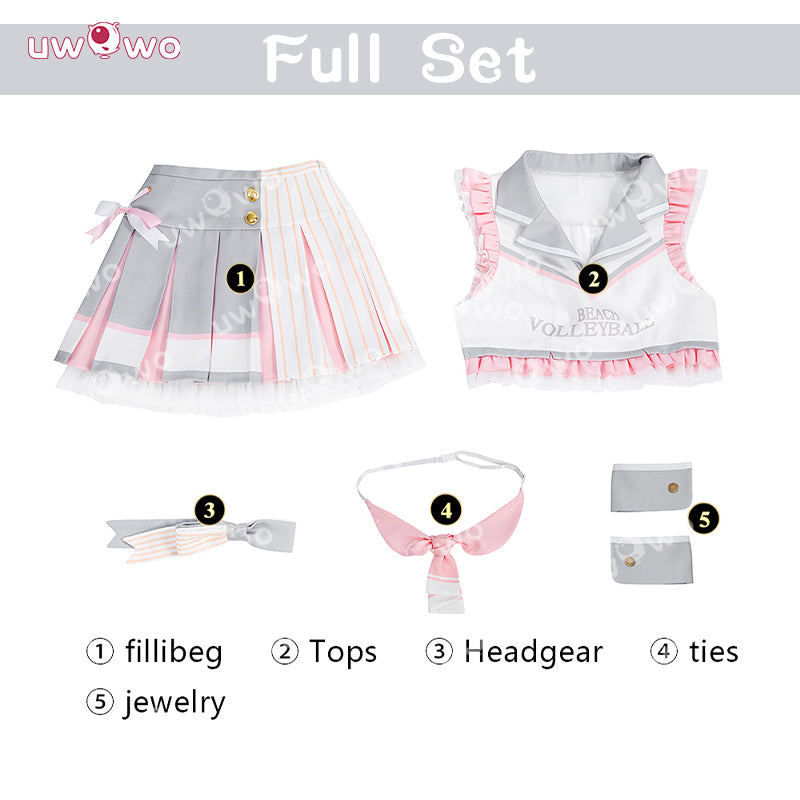 Uwowo Collab Series: Love Live ! Cheerleader Unawaken Cheer Girl Kotori Minami Cosplay Costume