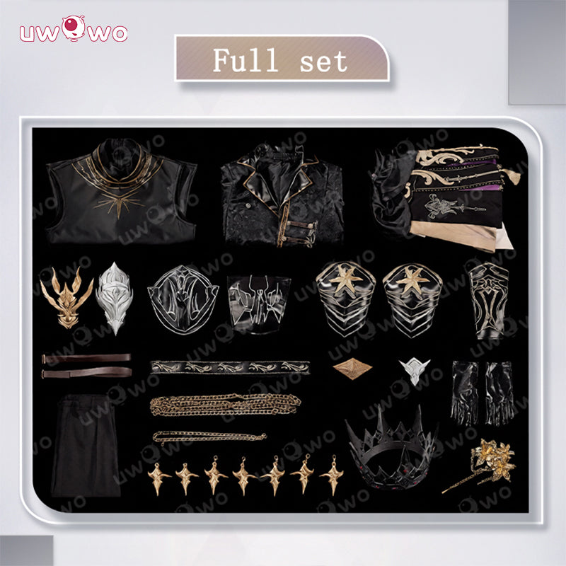 Uwowo Collab Series: Love and Deepspace Xavier King of Darknight Cosplay Costume S-2XL