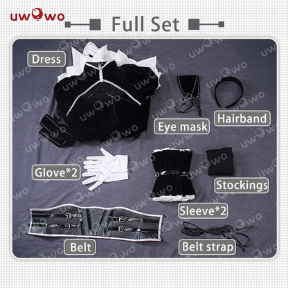 【Special Discount】Uwowo NieR:Automata A2 Past Number Two YoRHa: Pearl Harbor Descent Record Cosplay Costume